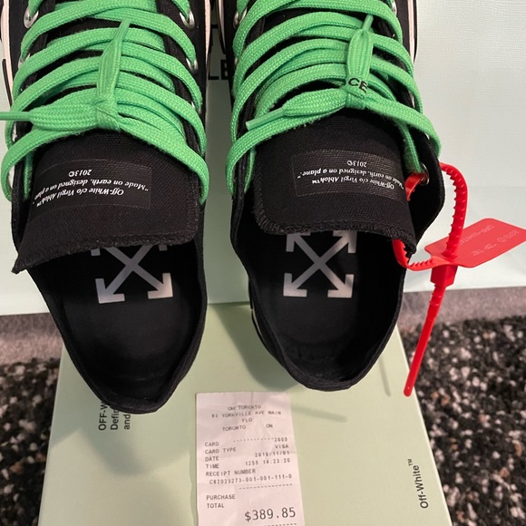 OFF-WHITE Vulc low-42 (Fits 9-9.5)-Retail $400 - Picture 7 of 9